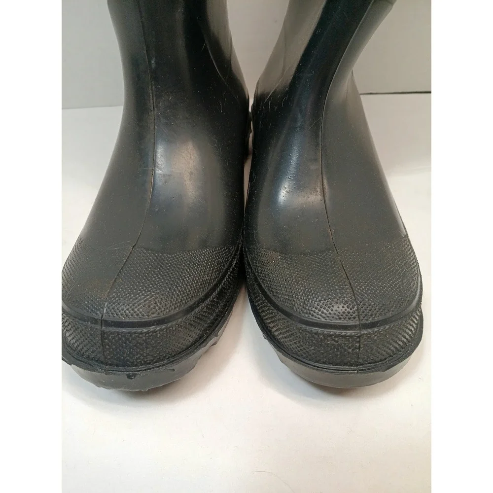 LaCrosse Men Black Rubber Rain Boots Made in USA Waterproof Work Size 7